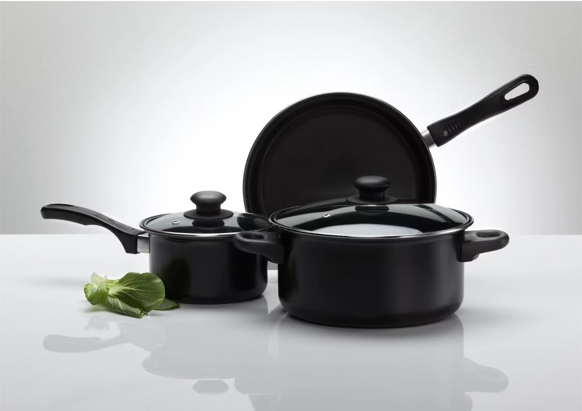 Non-Stick Carbon Steel Cookware Set - Anko ( KMART OWNED )